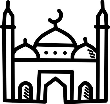 Cami. Web simgesi basit tasarım