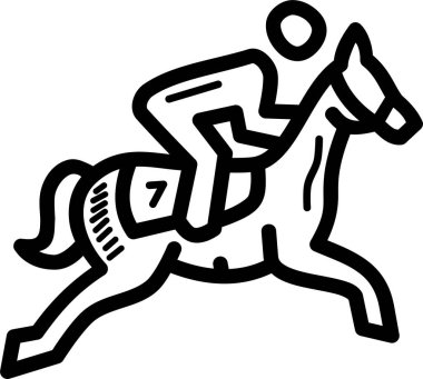 At. Web simgesi basit illüstrasyon