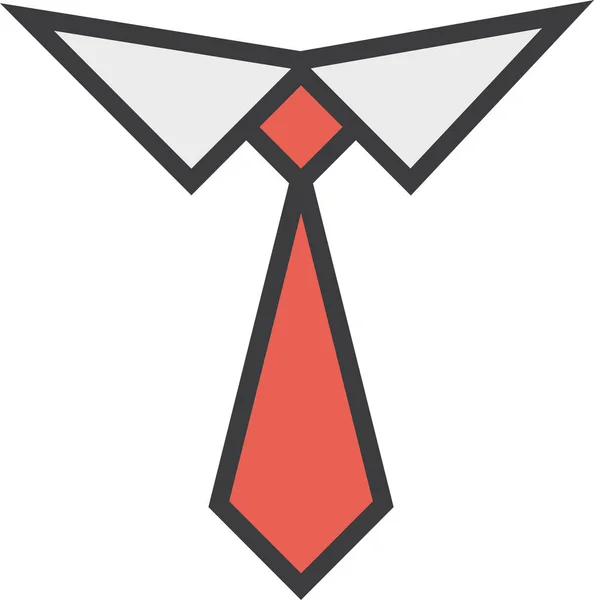 Krawat Ikona Web Prosta Ilustracja — Wektor stockowy