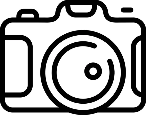 Κάμερα Web Εικονίδιο Απλή Απεικόνιση — Διανυσματικό Αρχείο