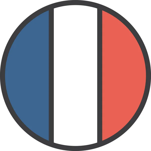 France Country Flag Vector Illustration — стоковий вектор