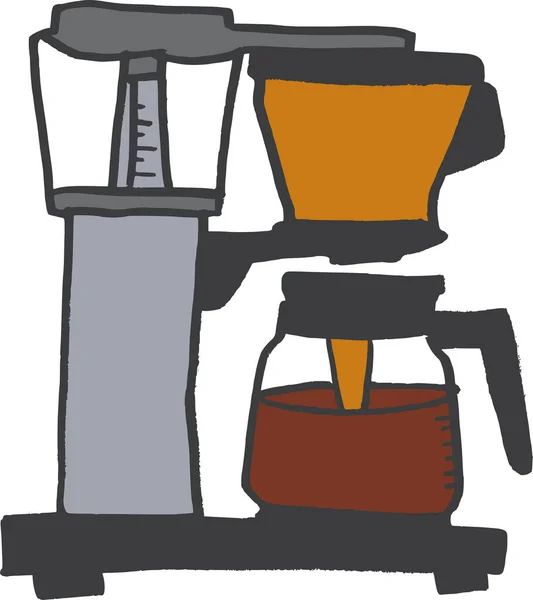 Koffie Web Icoon Eenvoudige Illustratie — Stockvector