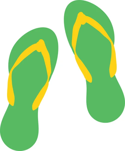 Flip Flops Ícone Ilustração Vetorial —  Vetores de Stock