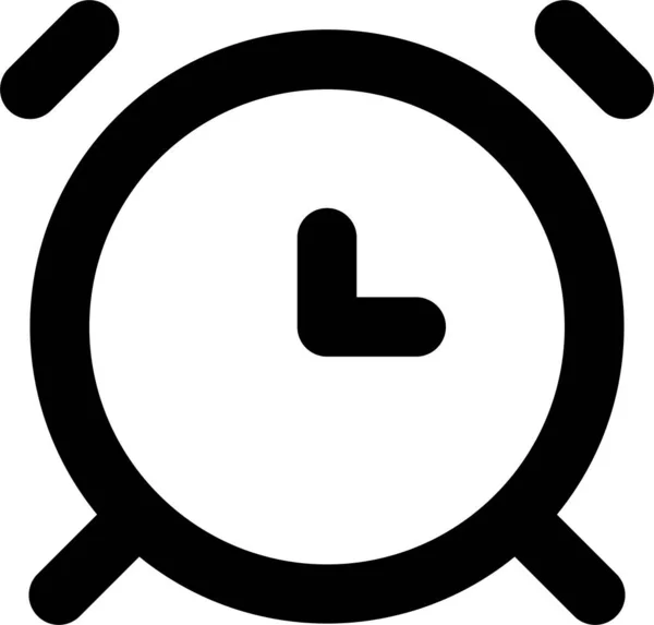 Icono Web Alarma Ilustración Vector Simple — Archivo Imágenes Vectoriales