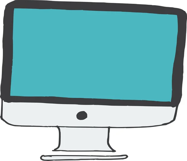 Monitor Web Icon Illustrazione Vettoriale — Vettoriale Stock