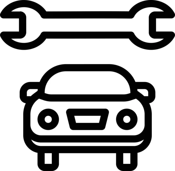 Car Web Icon Simple Design — Stock Vector