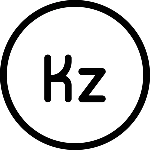 Kwanza Web Icon Semplice Illustrazione Vettoriale — Vettoriale Stock