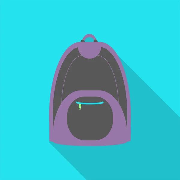 Ícone Web Mochila Ilustração Simples —  Vetores de Stock