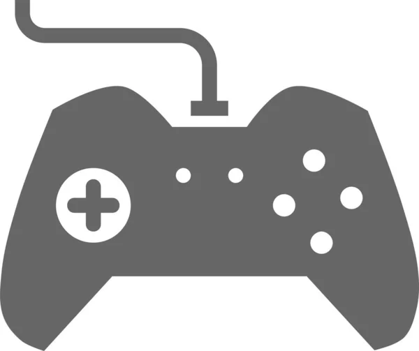 Consola Videojuegos Diseño Simple — Vector de stock