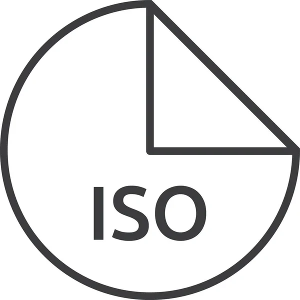 Iso文件格式的矢量说明 — 图库矢量图片