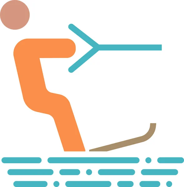 Серфинг Иконка Сайта — стоковый вектор