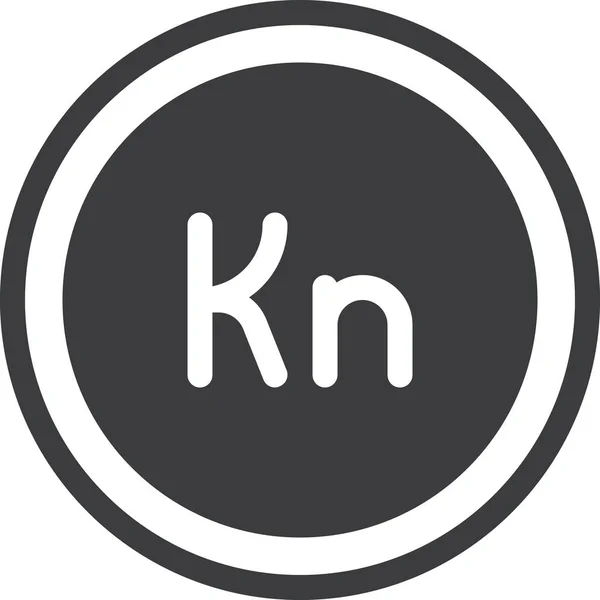 Kuna Web Icon Einfache Vektorillustration — Stockvektor