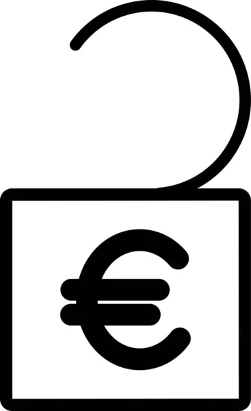 Geld Web Icoon Eenvoudige Illustratie — Stockvector