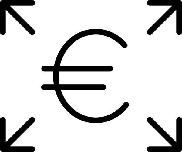 Векторная Иллюстрация Евро Веб — стоковый вектор