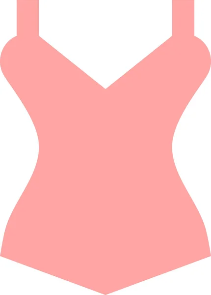 Beau Bikini Illustration Simple — Image vectorielle