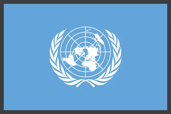 Who世界卫生组织旗帜 — 图库矢量图片