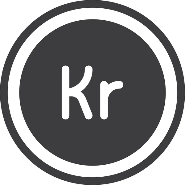 Krone Web Icon Vektorillustration — Stockvektor