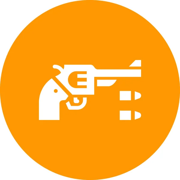 Vector Illustration Weapon Icon — Stock Vector