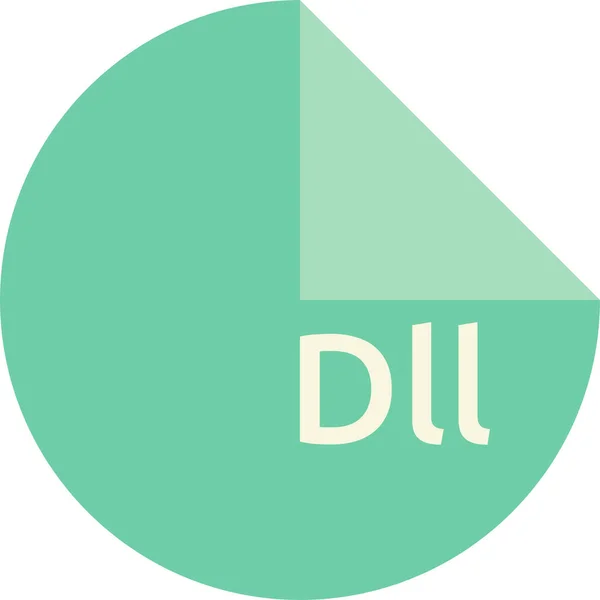 Dll 포맷의 — 스톡 벡터