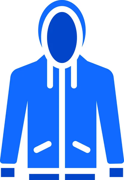 Icône Web Sweat Capuche Illustration Vectorielle — Image vectorielle