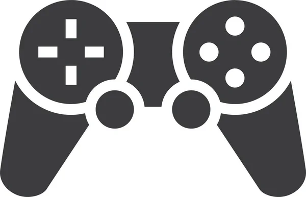 Console Videogame Design Simples — Vetor de Stock