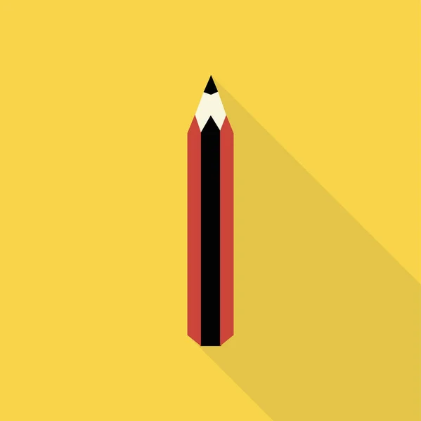 Pencil Web Icon Vector Illustration — Stock Vector
