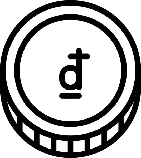 Bitcoin Web Symbol Einfache Illustration — Stockvektor