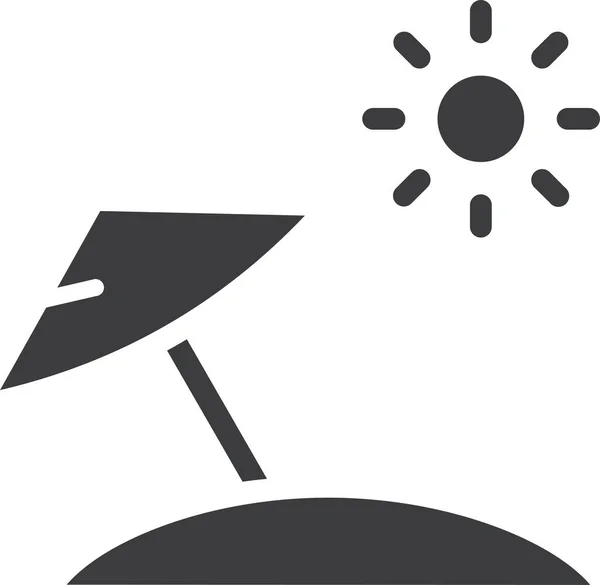 Raketa Webová Ikona Jednoduchá Ilustrace — Stockový vektor