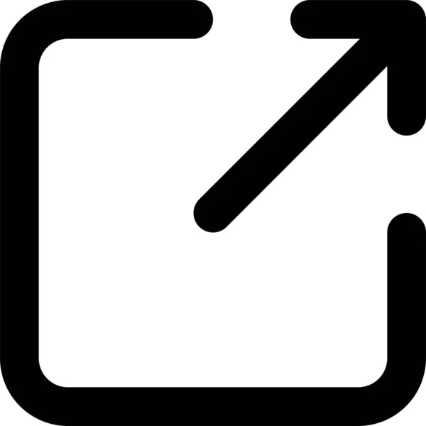 Pfeil Web Symbol Einfache Vektorillustration — Stockvektor