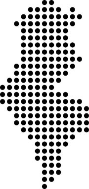 Soyut yarım tonlu noktalar. vektör illüstrasyonu