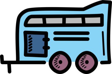 Okul. Web simgesi basit illüstrasyon