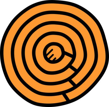 Çalışan simgenin vektör illüstrasyonu