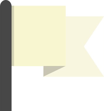 bayrak ikonu vektör illüstrasyonu 