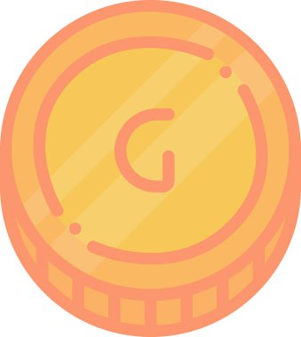 Bozuk para. Web simgesi basit illüstrasyon