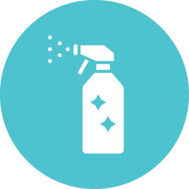 Bir sprey simgesinin vektör illüstrasyonu