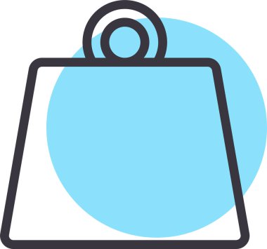 Çanta. Web simgesi basit tasarım 