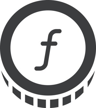 bitcoin. Web simgesi basit illüstrasyon