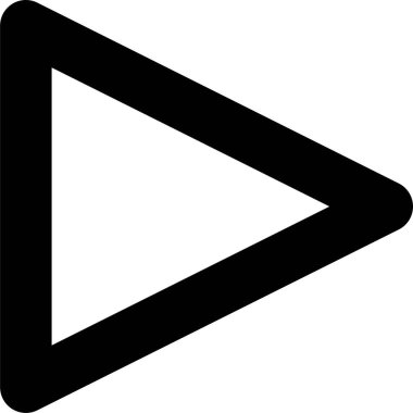 Medya. Web simgesi basit illüstrasyon