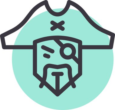 Robber Web simgesi, vektör illüstrasyonunu basitleştir