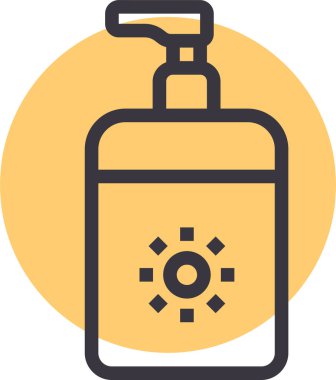 Su. Web simgesi basit illüstrasyon