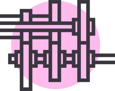 Web için bir geometrik ögenin vektör illüstrasyonu