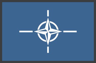 pusula simgesi. vektör illüstrasyonu