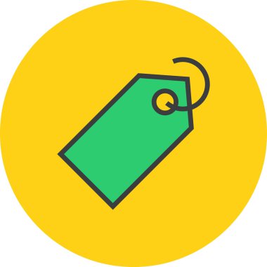 satış veya alışveriş web simgesi, basit illüstrasyon