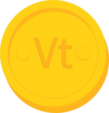 Altın sikke ağ ikonu vektör illüstrasyonu