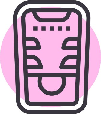 Yüz maskesi. Basit tasarım