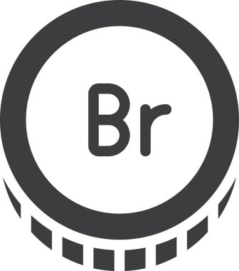 ruble. Web simgesi vektör illüstrasyonu