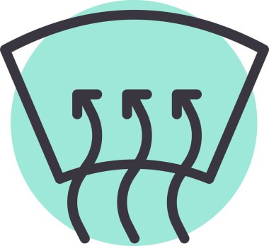 Bir müzik topunun basit bir simgesinin gösterimi