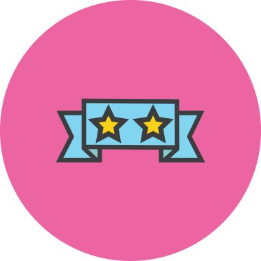 yıldız simgesi, vektör çizimi