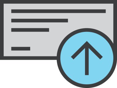 finans ve iş web simgesi, basit vektör illüstrasyonu  