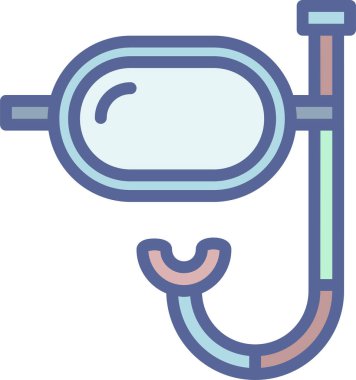 Gözlük. Web simgesi basit illüstrasyon 